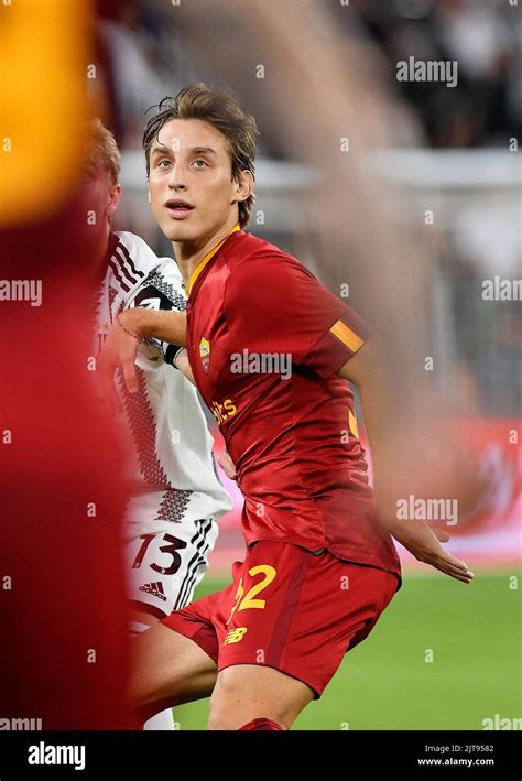 Edoardo Bove of AS Roma in action during the Serie A 2022/23 match ...