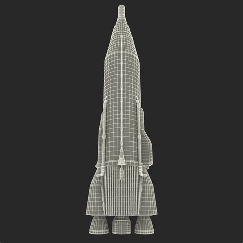 atlas rocket 3d model