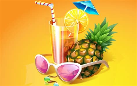 Tropical Clipart Coconut Cocktail - Coconut Drink Clip Art - Free - Clip Art Library