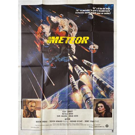 METEOR French Movie Poster - 47x63 in. - 1979