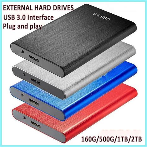 Portable External Hard Drive 160GB 500GB 1TB 2TB HDD 2.5inch USB 3.0 ...