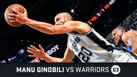 Manu Ginobili Highlights: 21 PTS, 2 AST, 1 STL vs Warriors WC Finals ...