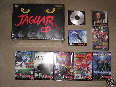 Atari Jaguar CD System + 9 Games + 2 Films - ALL BOXED! | #73168743