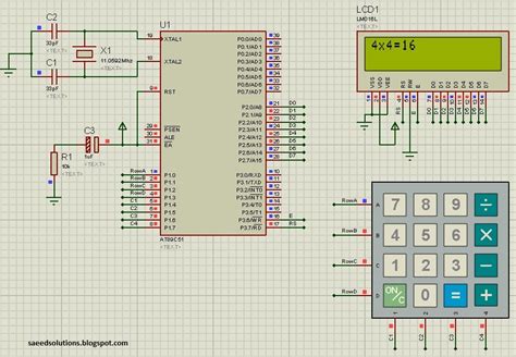 Calculator Circuit Diagram