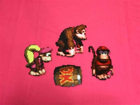 Donkey Kong Country Sprites Super Nintendo Inspired | Etsy