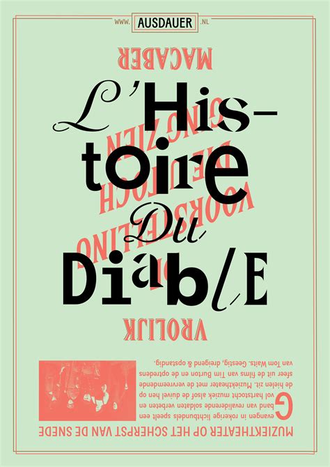 L’Histoire du Diable artwork - Fonts In Use