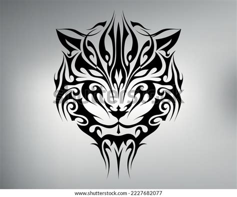 Sketch Tribal Tiger Tattoo Vector Drawing Stock Vector (Royalty Free) 2227682077 | Shutterstock