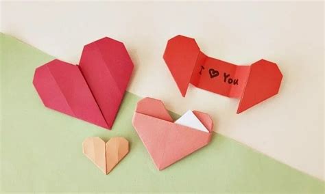 3 Ways of Making Origami Hearts (Folding Instruction +Video)