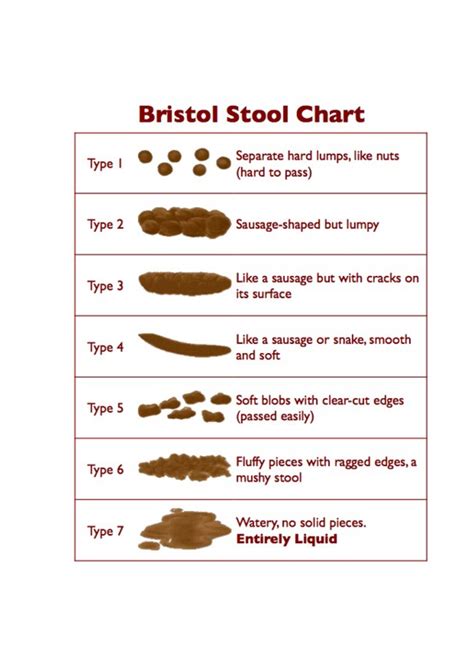 12 free printable stool color charts word pdf download stool color ...