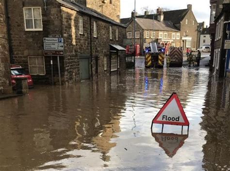 The heroism of the Harrogate district's emergency services has been praised as flood water ...