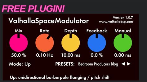 FREE PLUGIN! Valhalla Space Modulator - download link in description ...