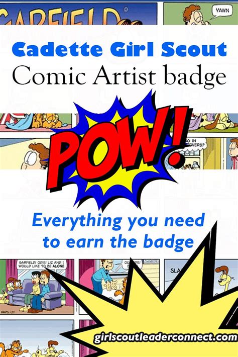 5 fun activities to earn the cadette comic artist badge – Artofit