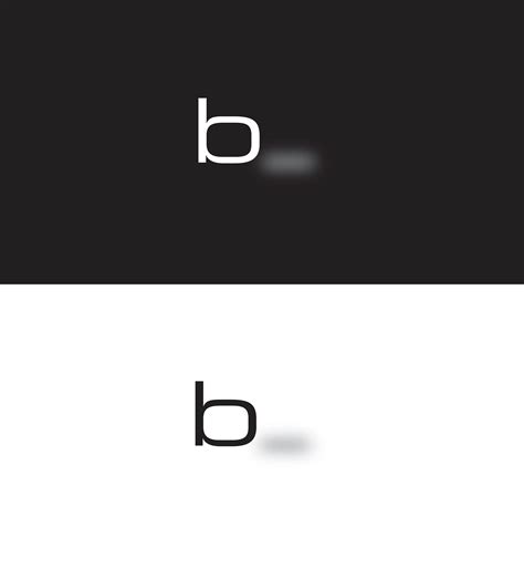 logo design "blur" on Behance