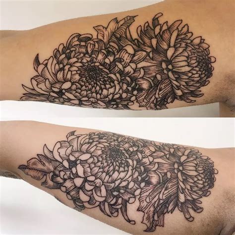 75+ Cool Chrysanthemum Tattoo Designs - Pass Your Message Across