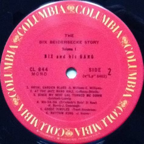 Bix Beiderbecke - The Bix Beiderbecke Story: Vol. 1 - Bix And His Gang - Used Vinyl - High ...