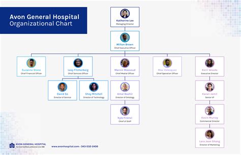 Hospital Organizational Chart Template