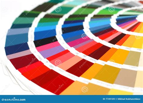 RAL Sample Colors Catalogue Stock Image - Image of coloured, palette ...