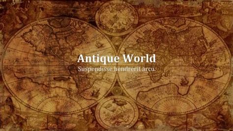 Antique World PowerPoint Theme (FREE) | Powerpoint themes, Powerpoint ...