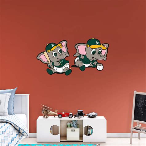 Oakland Athletics Mascot - Rookie League Wall Decal | Shop Fathead® for Oakland Athletics Decor