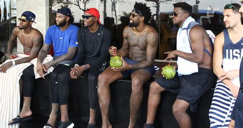 Team USA’s Men’s Olympic Basketball Team Hangs Out on the Beach in Rio ...