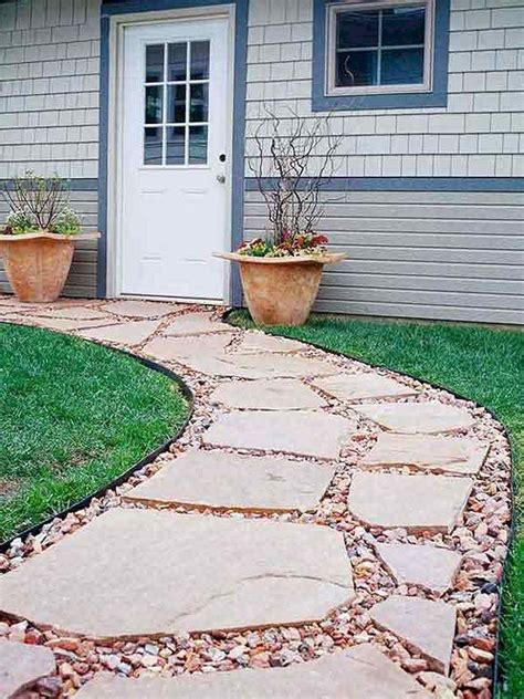 13 Beautiful Stepping Stone Path Ideas You Need To Install In Your Garden great The park road is ...