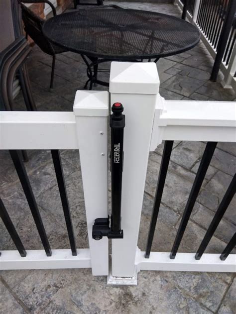 Pool Gate Latch Hardware with Magnetic Lock - The Deck Barn