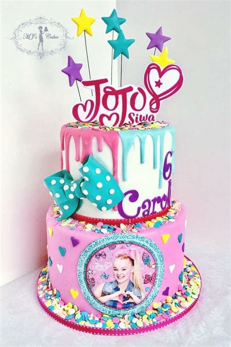 JoJo Siwa themed birthday cake! | Jojo siwa birthday cake, Jojo siwa ...