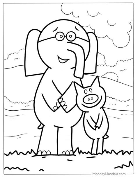 Elephant Coloring Pages For Kids