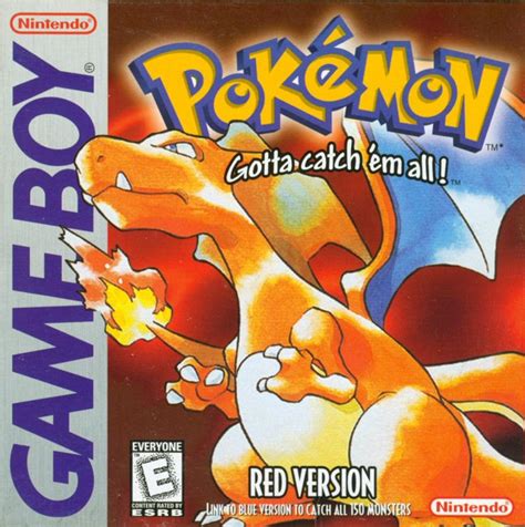 Pokémon Red Version (1998) Game Boy box cover art - MobyGames