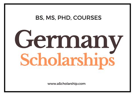 Fully Funded German Scholarships 2022-2023 for Students, Professionals ...