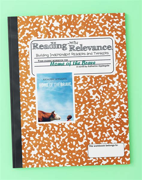 Home of the Brave: Set of 10 Workbooks - Reading with Relevance