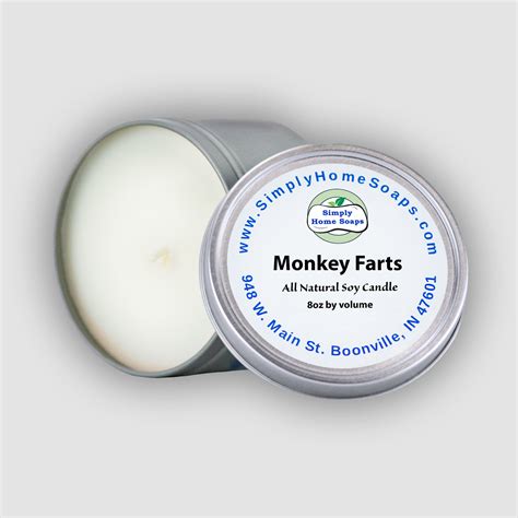 Monkey Farts Tin Candle - Simply Home Soaps