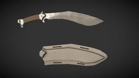 Kukri Blade - 3D model by shadrachserida [c32d53d] - Sketchfab