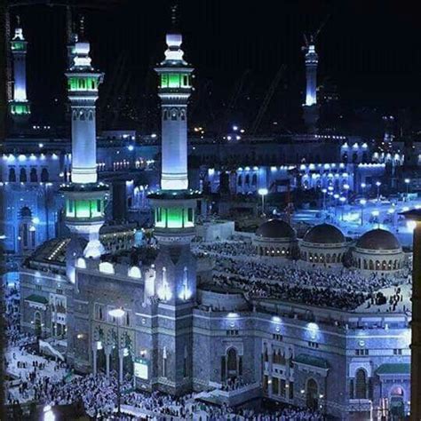 Stunning view of masjid al Haram taken at night # Mecca