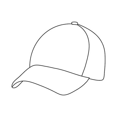 Premium Vector | Cap sketch lines