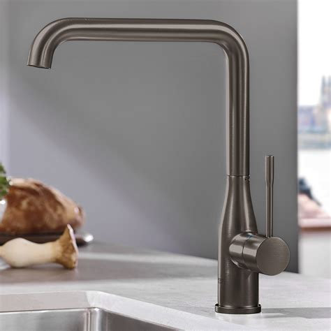 Grohe Essence Kitchen Sink Mixer - Brushed Hard Graphite - 30269AL0 ...