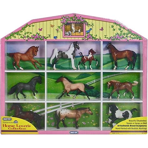 Breyer Stablemates Horse Lover's Collection Shadow Box - Walmart.com ...