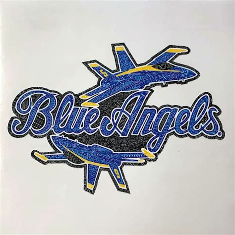 Vinyl Sticker - Blue Angels - Viz Art Ink