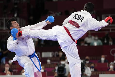 Olympic karate finishes with cinematic kick, downer ending | AP News