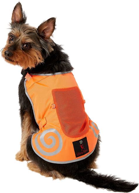 Ultra Paws Reflective Safety Vest for Dogs, Bright Orange, Medium - Chewy.com