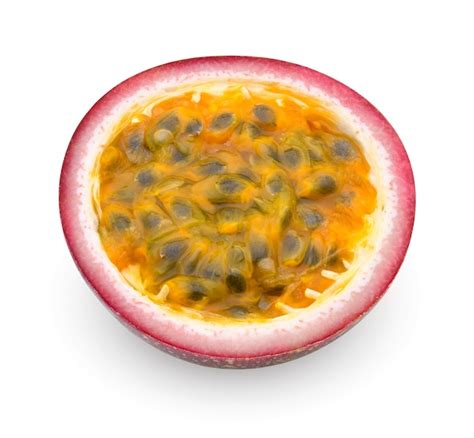 Premium Photo | Passion fruit seeds isolated on white background