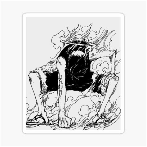 "Luffy Gear 2 Pose Essential" Sticker for Sale by navdeephada99 | Redbubble