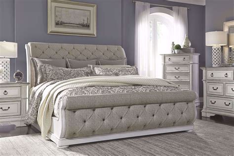 King Sleigh Bed, Sleigh Beds, Bedroom Furniture Sets, White Furniture ...