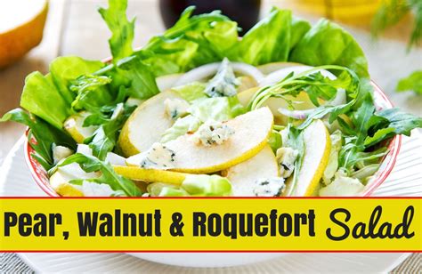 Pear, Walnut, and Roquefort Cheese Salad Recipe | SparkRecipes