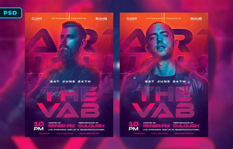 Dj Flyer Template Psd Free - Printable Form, Templates and Letter