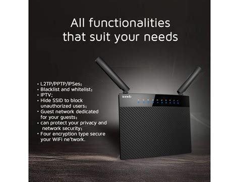 Tenda AC9 AC1200 Smart Dual-Band Gigabit WiFi Router, AC9 - Digitalpromo