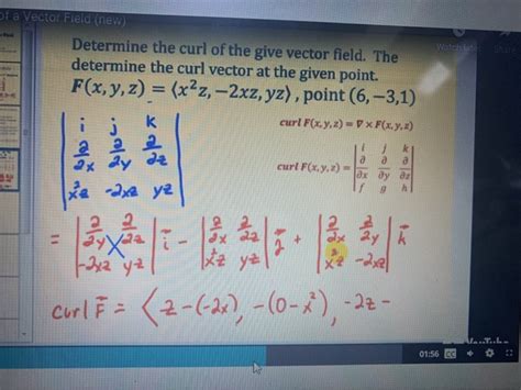 Solved Compute the curl of a vector field. LOOK AT OTHER | Chegg.com