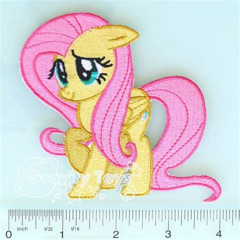 My Little Pony: Friendship is Magic FLUTTERSHY Iron on Embroidery Patch Applique... - BubaKids.com