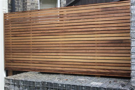 JDH joinery and timberscape: Hampstead: Hard Wood Slatted Garden Fencing