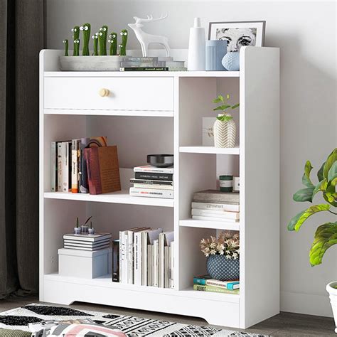 Wayfair White Bookcase for Small Space - AptDeco